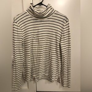 Madewell striped turtleneck M